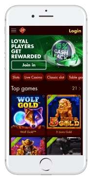 The mobile version of Box24 casino is optimized for Android, iPhone, and iPad
