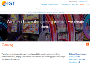 IGT provide casino, bingo and sport betting software solutions